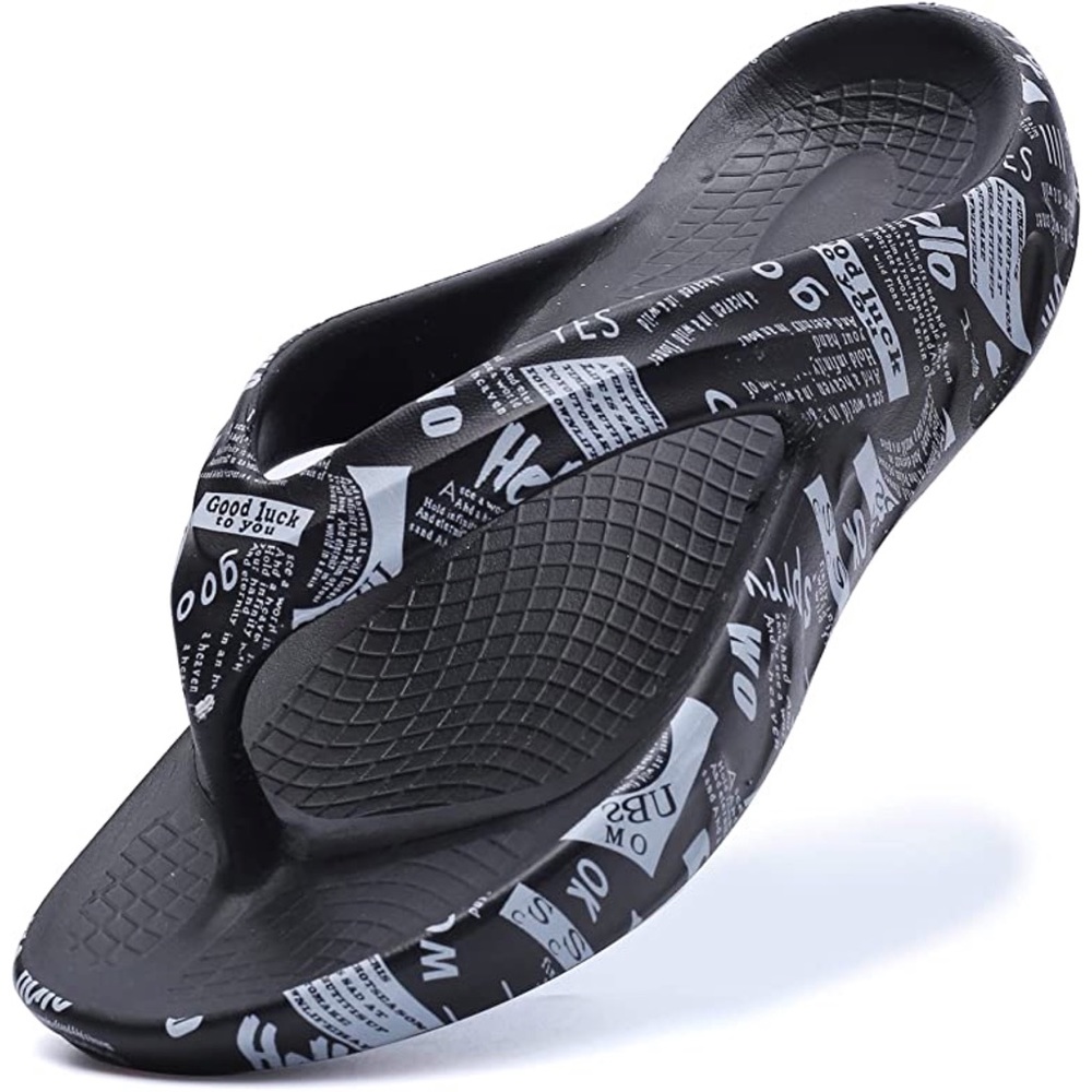 Comfort Flip Flops With Arch Support Heel Cup Thong Sandals Walking Slippers 6